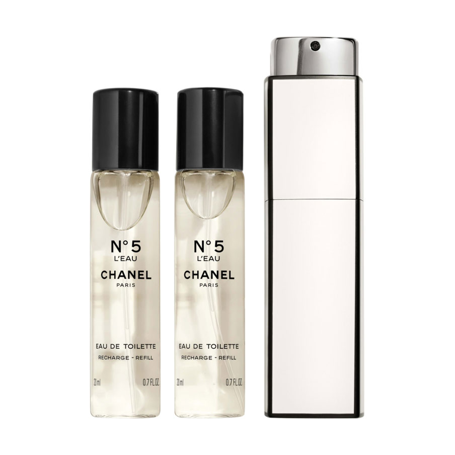 Парфумований набір жіночий Chanel №5 L'Eau (туалетна вода, 3*20 мл)